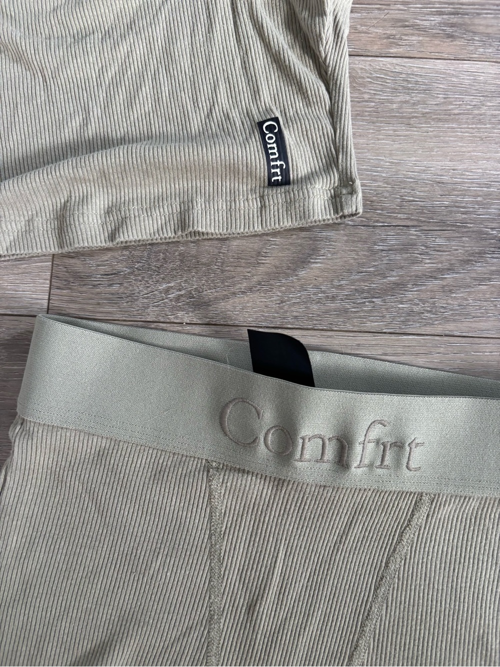 Comfort Ribbed Contour Tank & Boxer Set - Picture 3 of 8